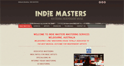 Desktop Screenshot of indiemasters.com.au